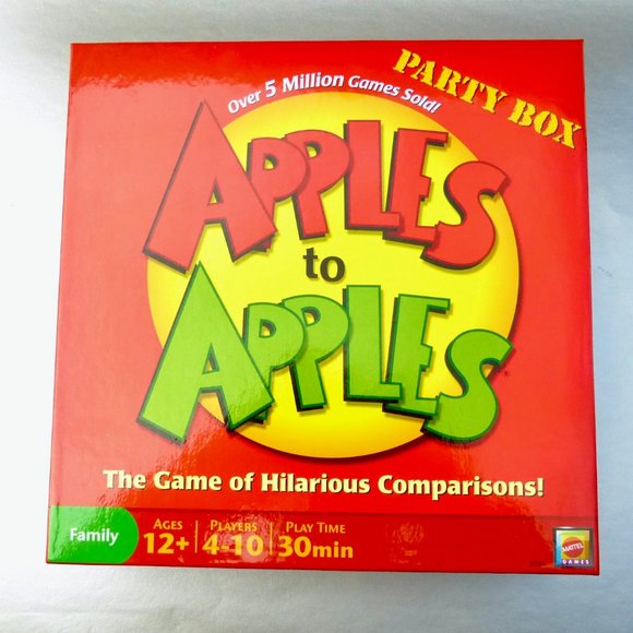 Mattel Games Apples To Apples Party Card Game Family Party Box Poshmark